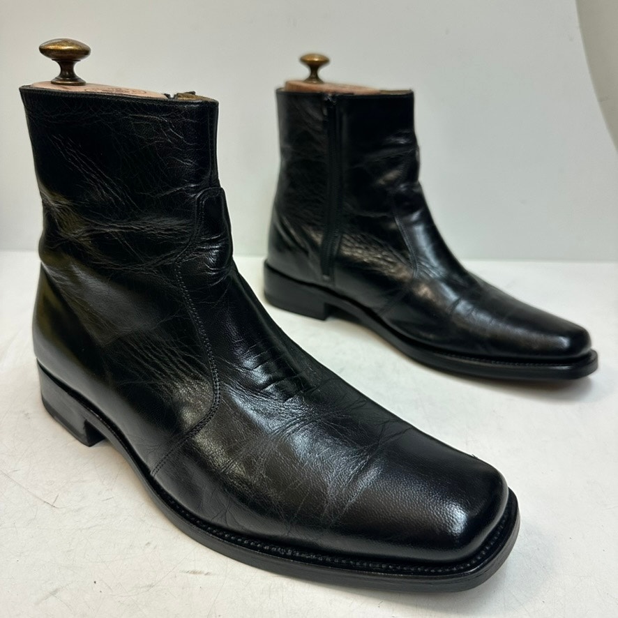 Resoled Crockett & Jones Jasper Formal Chelsea Boots Made In England Vtg Us 9 D — image 5 of 8